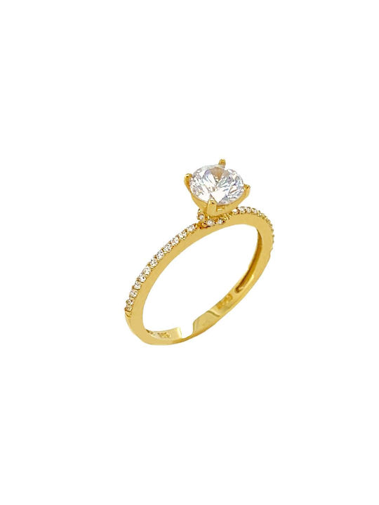 Xryseio Single Stone from Gold 14K