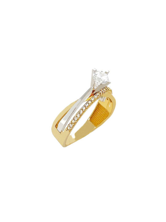 Xryseio Single Stone from Gold 14K