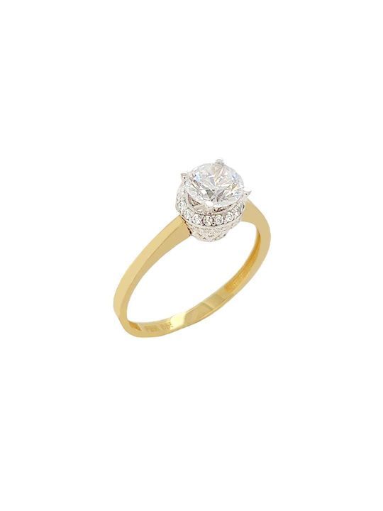 Xryseio Single Stone from Gold 14K