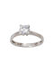 Kontopoulos Single Stone from White Gold 14K