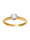 Kontopoulos Single Stone from Gold 14K