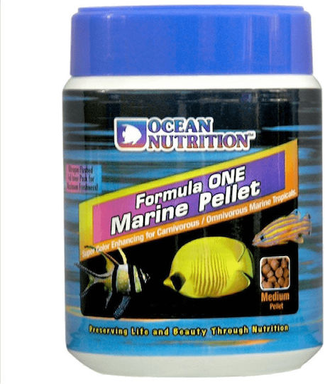 Ocean Nutrition Formula One Marine Pellets Medium Τροφή για Τροπικά Ψάρια σε Κόκκους με Σπιρουλίνα 200γρ.