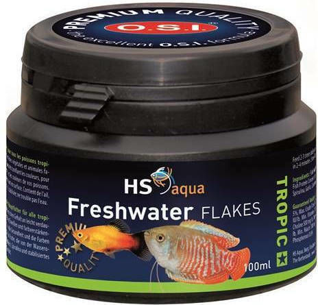 HS Aqua Tropical Fish Food Flakes with Spirulina 100ml