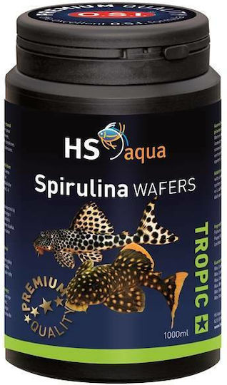 HS Aqua Τροφή για Ψάρια Βυθού με Σπιρουλίνα 1000ml