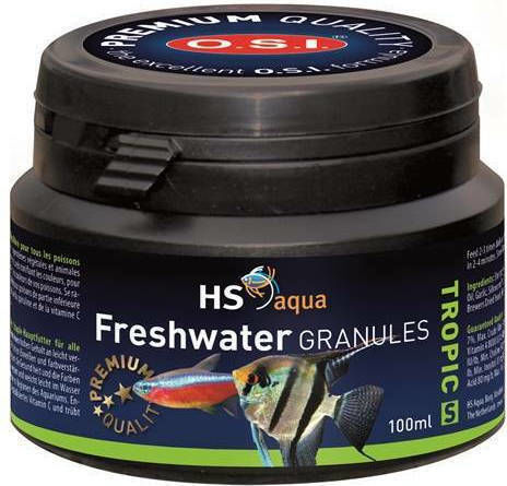 HS Aqua Tropical Fish Food Granules with Spirulina 100ml
