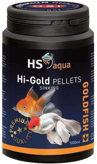 HS Aqua Goldfish Food Granules with Spirulina 1000ml