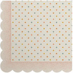 Party Napkins Pink 12.7x12.7cm. 16pcs