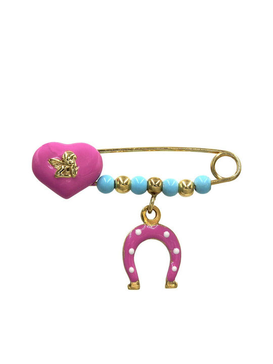 Roloi Kaliamanis Child Safety Pin made of Gold 14K for Girl