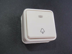 Bassiakos Wall Push Button Switch with White Frame U1157