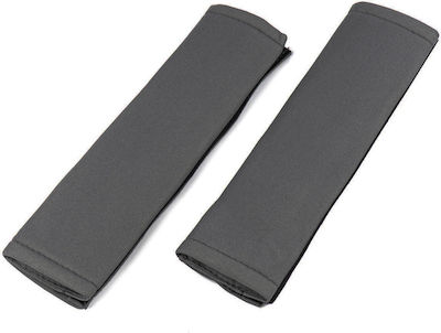 AMiO Set of 2pcs Car Seat Belt Pads Gray