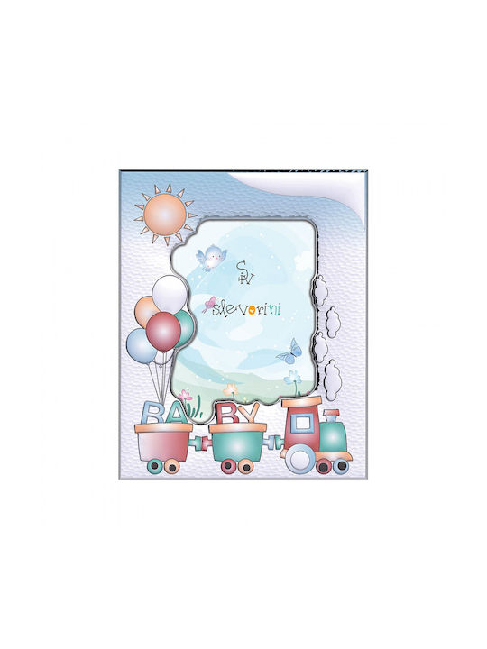 Slevori Παιδική Κορνίζα Ασημένια Πολύχρωμη 13x18cm