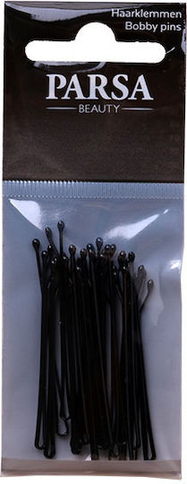 Parsa Simple Agrafe de Păr Negru 5cm 20buc