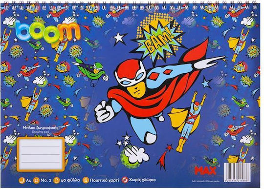Boom Bloc de Desen A4 21x29.7cm 1buc