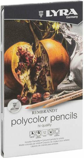 Lyra REMBRANDT POLYCOLOR Farbstift-Set in einer Box 12Stück Packung von 1 Verpackungen