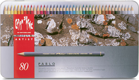 Caran D'ache Set de creioane colorate în cutie 80buc Pachet de 1 ambalaje