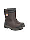 Carhartt Carter Unisex Γαλότσες Εργασίας Κνήμης Καφέ
