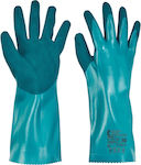 Cerva Gloves for Work Green Nitrile