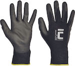 Cerva Gloves for Work Black Polyurethane