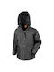 Result Work-Guard Waterproof Work Jacket Hooded Black R307M