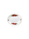 Cryspo Trio Weihnachtlich Platte Porzellan Weiß L12xB9.5cm.