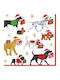 Caspari Set Christmas Napkins single-use L12.5xW12.5cm 20pcs