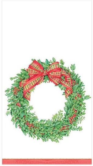 Caspari Christmas Tableware Ornaments with Flowers & Branches 15 Pieces Caspari Christmas Tableware Ornaments with Flowers & Branches 15 Pieces