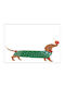 Caspari Christmas Placecard Green