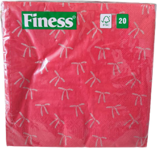 blokker Set of Christmas Napkins Disposable L33xW33cm. 20pcs