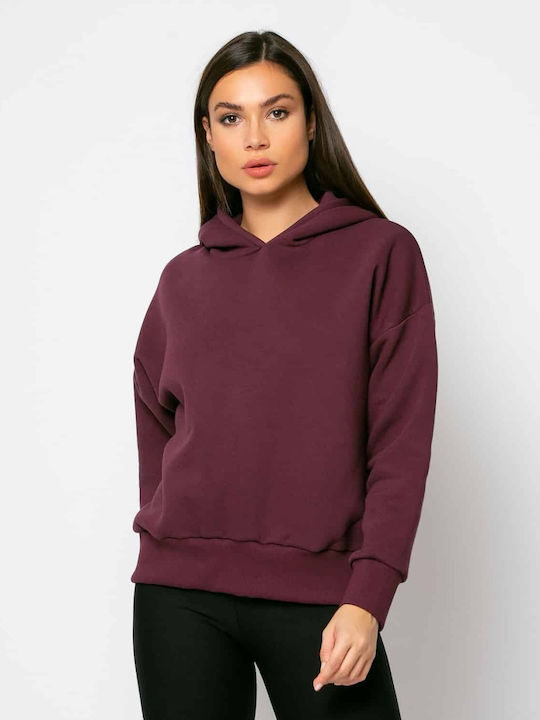 Noobass Women's Hooded Sweatshirt Purple