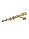 Zogometal Metallic Curtain Pole E0435 Single Φ25mm 40cm Gold