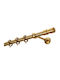 Zogometal Metallic Curtain Pole Single Φ25mm 40cm Gold