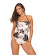 Marko One-Piece Swimsuit with Padding Silver