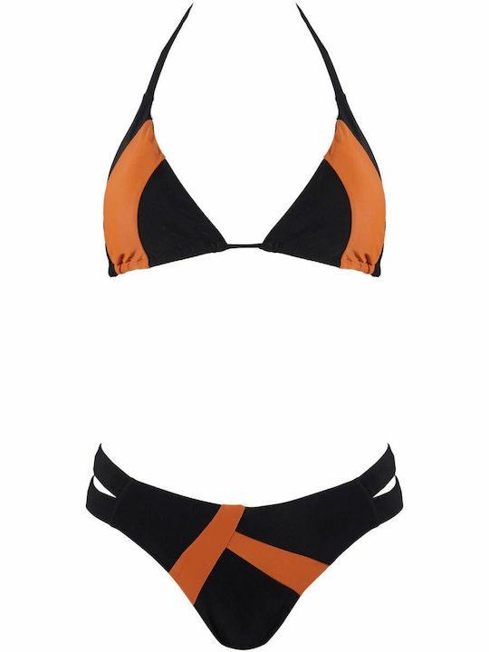 G Secret Padded Bikini Set Triangle Top & Slip Bottom