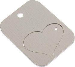 Nuova Vita Wood Decorative Element for Wedding Favors Ecru 1pcs