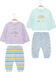 Sweet Dreams Kids' Pajamas Winter Cotton Multicolored
