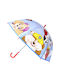 Cerda Kinder Regenschirm Gebogener Handgriff Durchsichtig mit Durchmesser 45cm.