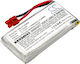 B+W Μπαταρία Li-Po 3.7V 1200mAh 1S για Drone 2τμχ