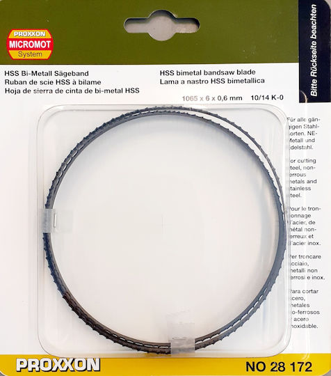 Proxxon 2817210 Πριονοκορδέλα για Μέταλλο 1065mm