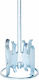 Kubala 1223 Mischpaddel Mörser / Farbe M14 120x120mm