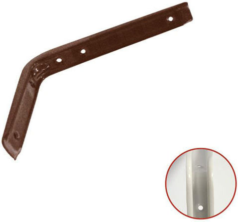 ERGOhome Heavy-Duty Metallic Corner Shelf Brown 150x200mm 580103.0005