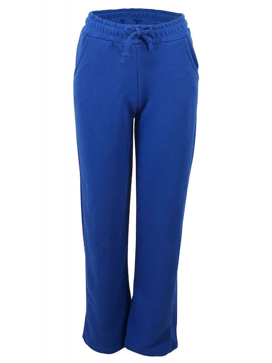 G Secret Pantaloni de trening pentru femei cu cauciuc Albastru