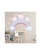Caravelshop Kinder Wandsticker Wand 70x52cm
