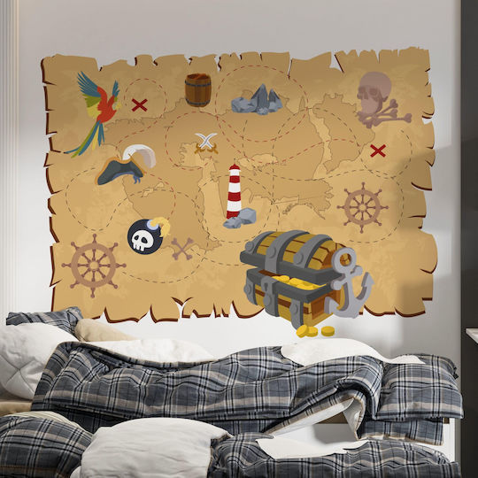 Caravelshop Детска стикерна за стена Стена 130x95бр