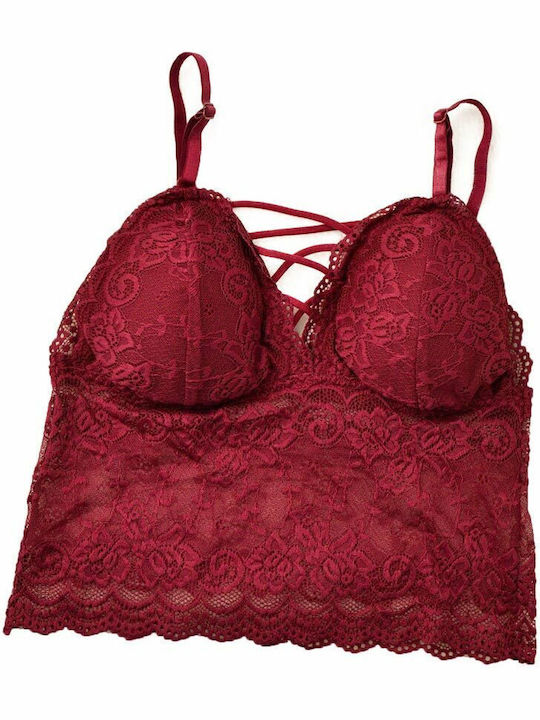 Potre Bralette Bralette Σουτιέν Μπορντό