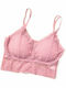 Potre Women's Bralette Bra Pink