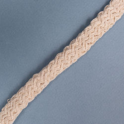 Vostex Round Cotton Beige Laces 1.5cm Meter