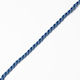 Vostex Lace Polyester Round Blue