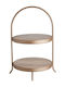 Butlers Ξύλινη Εταζέρα Καφέ Ø35xY35cm Π35xΜ35xΥ35cm