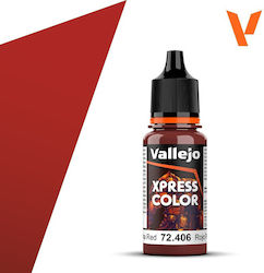 Acrylicos Vallejo σε Κόκκινο χρώμα 18ml Acrylicos Vallejo σε Κόκκινο χρώμα 18ml
