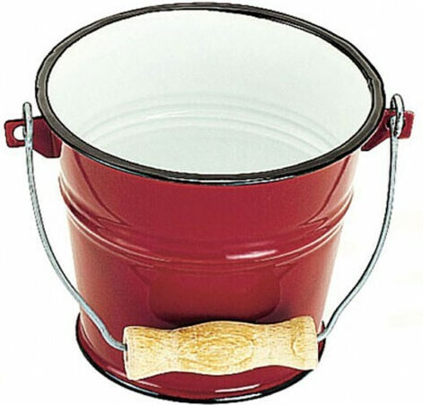 Dinox Bucket Serving Basket Metallic with Diameter 14cm 1pcs